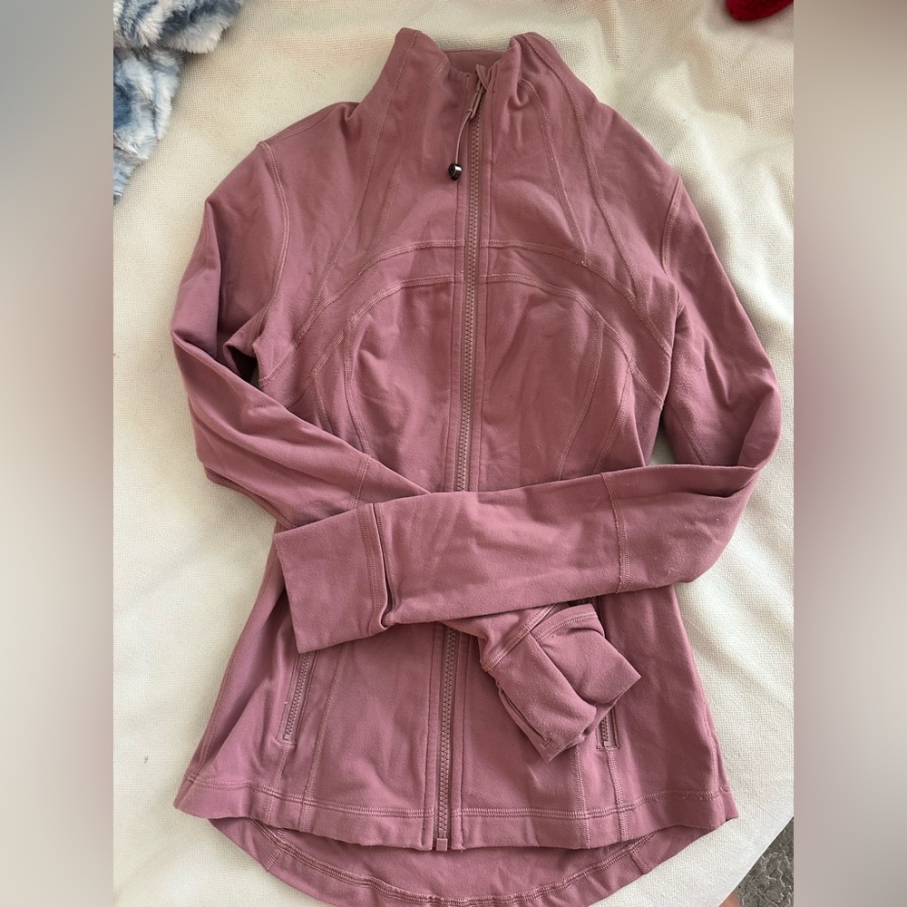 lululemon athletica Rose-Mauve Zip-Up define Jacket